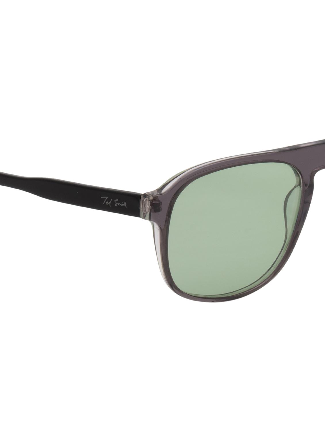 ted smith unisex aviator acetate sunglasses with polarised and uv protected lens - 21998689 - Standard Image - 5