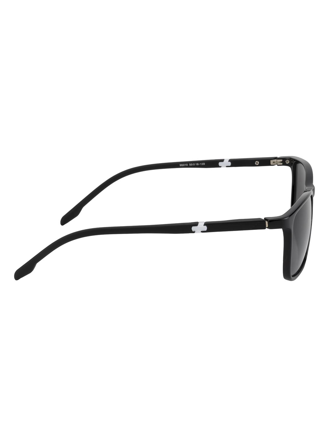 gold berg unisex grey lens & black square sunglasses with uv protected lens - 21998694 - Standard Image - 3