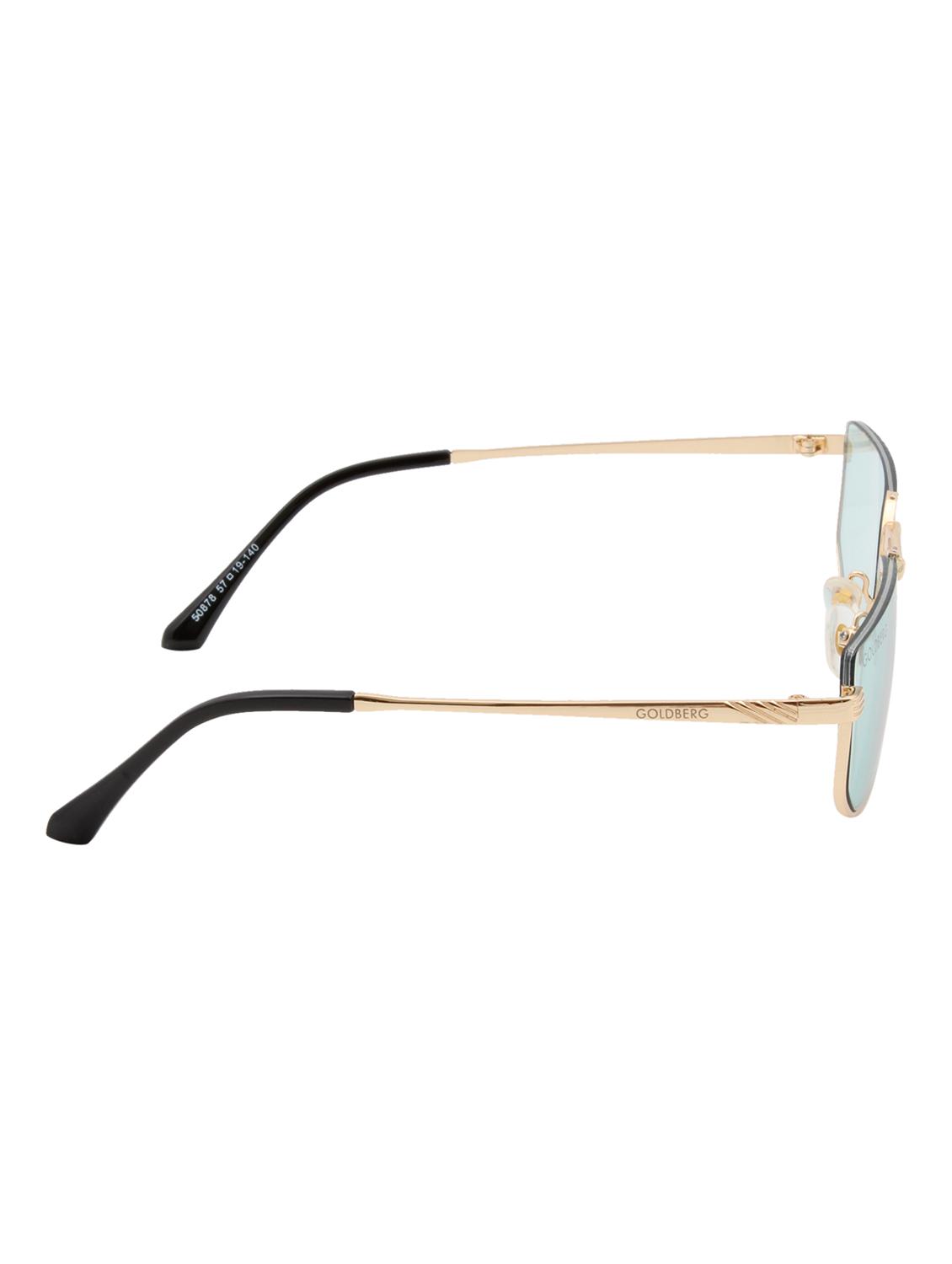 ted smith unisex black premium metal sunglasses with polarized lenses. - 21998709 - Standard Image - 3