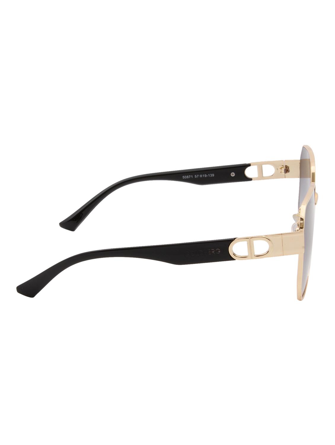 ted smith unisex blue premium metal sunglasses with polarized lenses. - 21998714 - Standard Image - 3