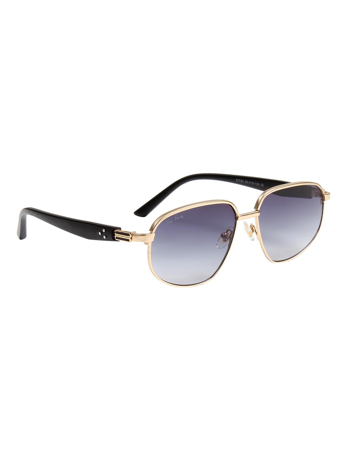 ted smith unisex aesthetic-bold gold-purple aviator sunglasses with uv protected lens - 21998736 - Standard Image - 3