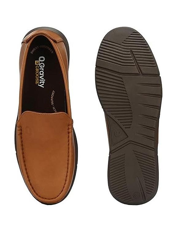 egroose men's 0 gravity genuine leather premium quality loafer shoes - 21998756 - Standard Image - 3