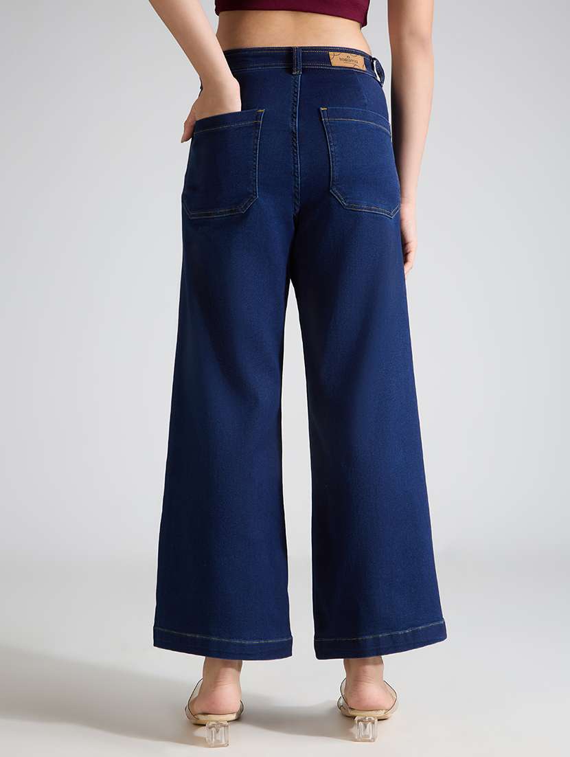 women solid mid rise straight jean - 21998818 -  Standard Image - 3
