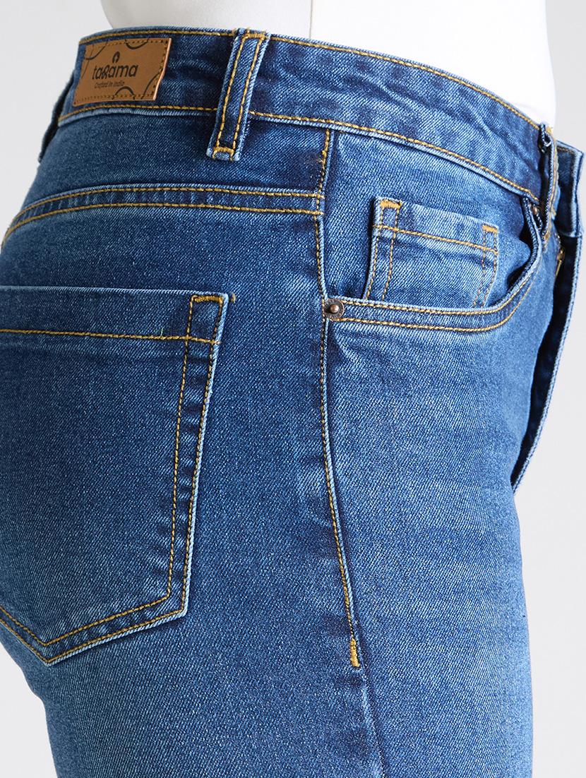 womem solid high rise bootcut jean - 21998822 - Standard Image - 5