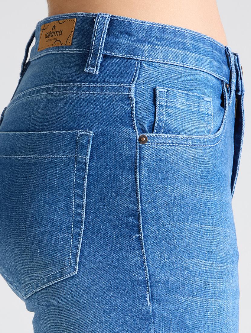womem solid high rise bootcut jean - 21998823 - Standard Image - 5