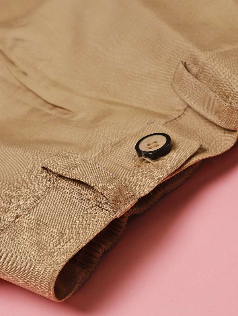 boys solid long sleeve trouser shirt with waistcoat set - 21998978 -  Standard Image - 5