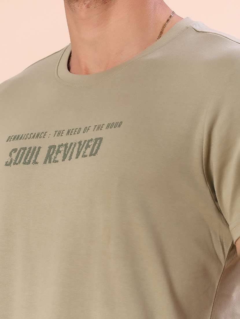 men chest print short sleeve regular fit t-shirt - 21999443 -  Standard Image - 3