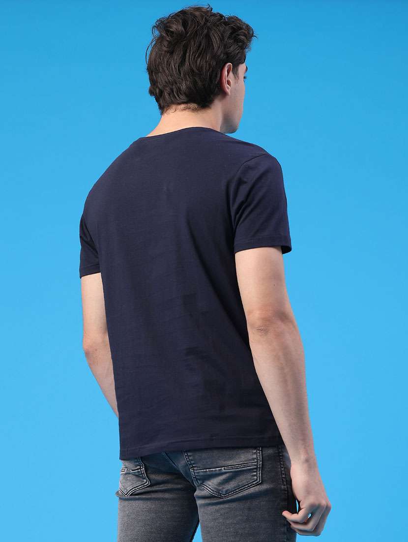 men printed short sleeve regular fit t-shirt - 21999445 -  Standard Image - 3