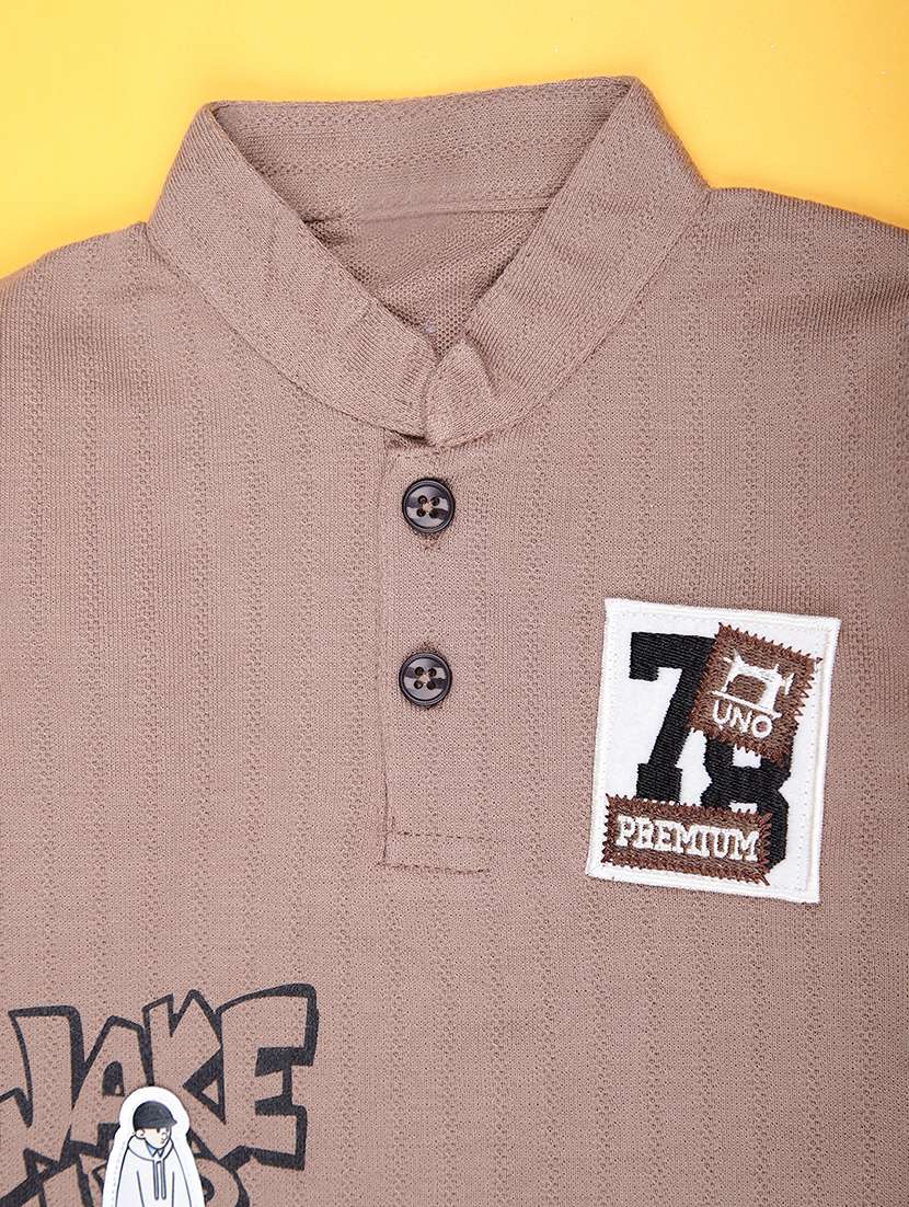 kids printed full length co-ord set - 21999459 -  Standard Image - 3