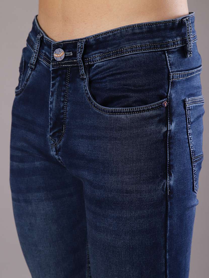 men washed mid rise full length jeans - 21999494 -  Standard Image - 5