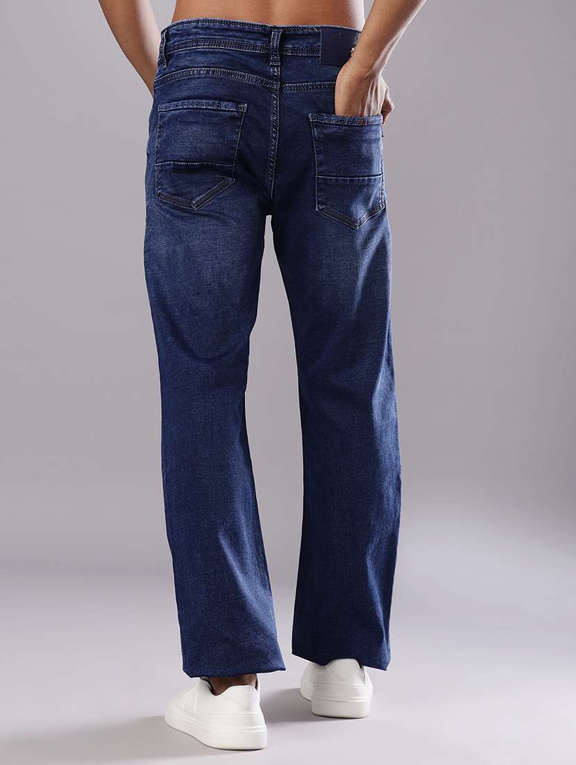 men washed mid rise full length jeans - 21999498 -  Standard Image - 3