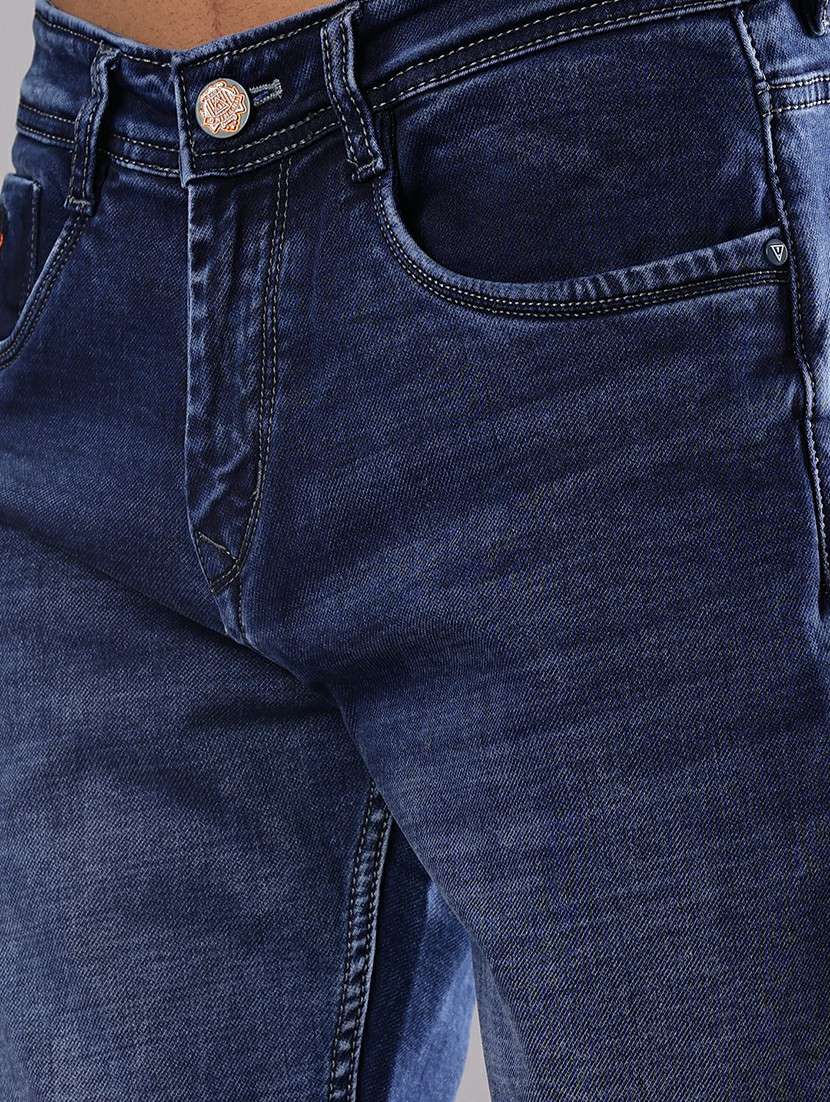 men washed mid rise full length jeans - 21999498 -  Standard Image - 5