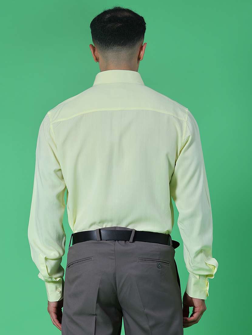 men solid long sleeve regular fit formal shirt - 21999580 -  Standard Image - 3
