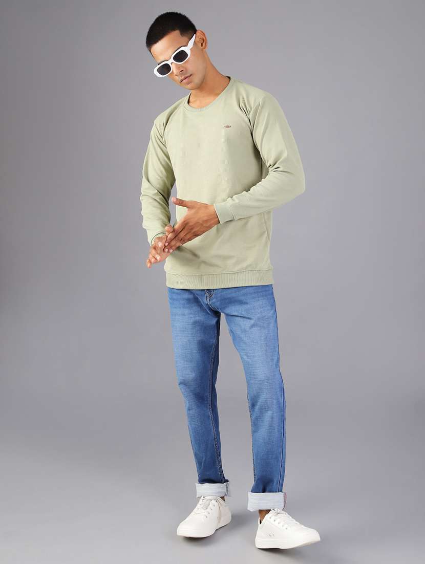 men solid mid rise slim fit jeans - 21999815 -  Standard Image - 3