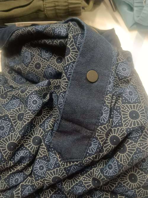 indigo blue cotton tshirt - 21999827 - Standard Image - 0
