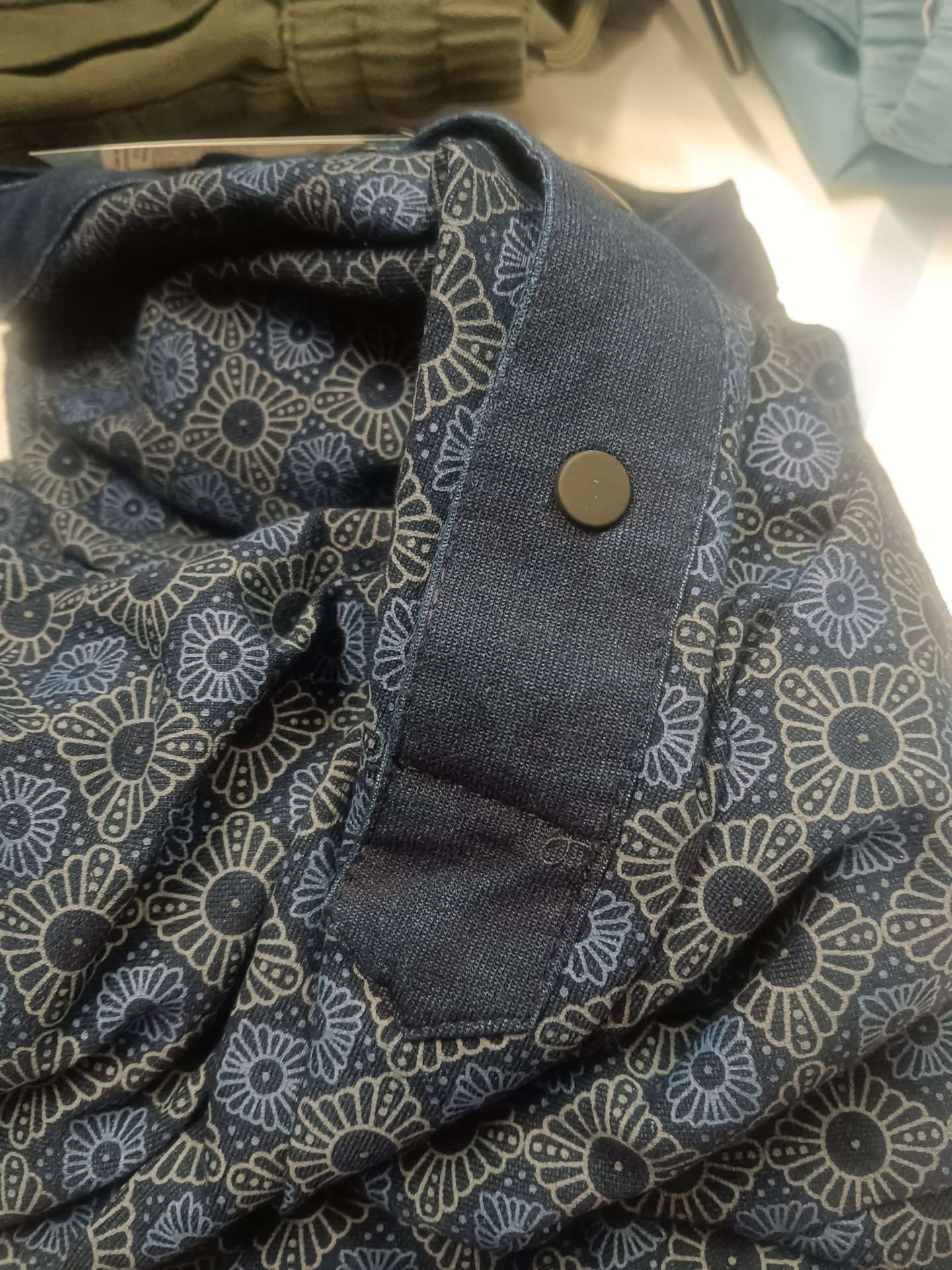 indigo blue cotton tshirt - 21999827 - Zoom Image - 0
