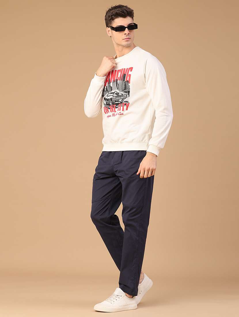 men printed long sleeve regular fit sweatshirt - 21999852 -  Standard Image - 5