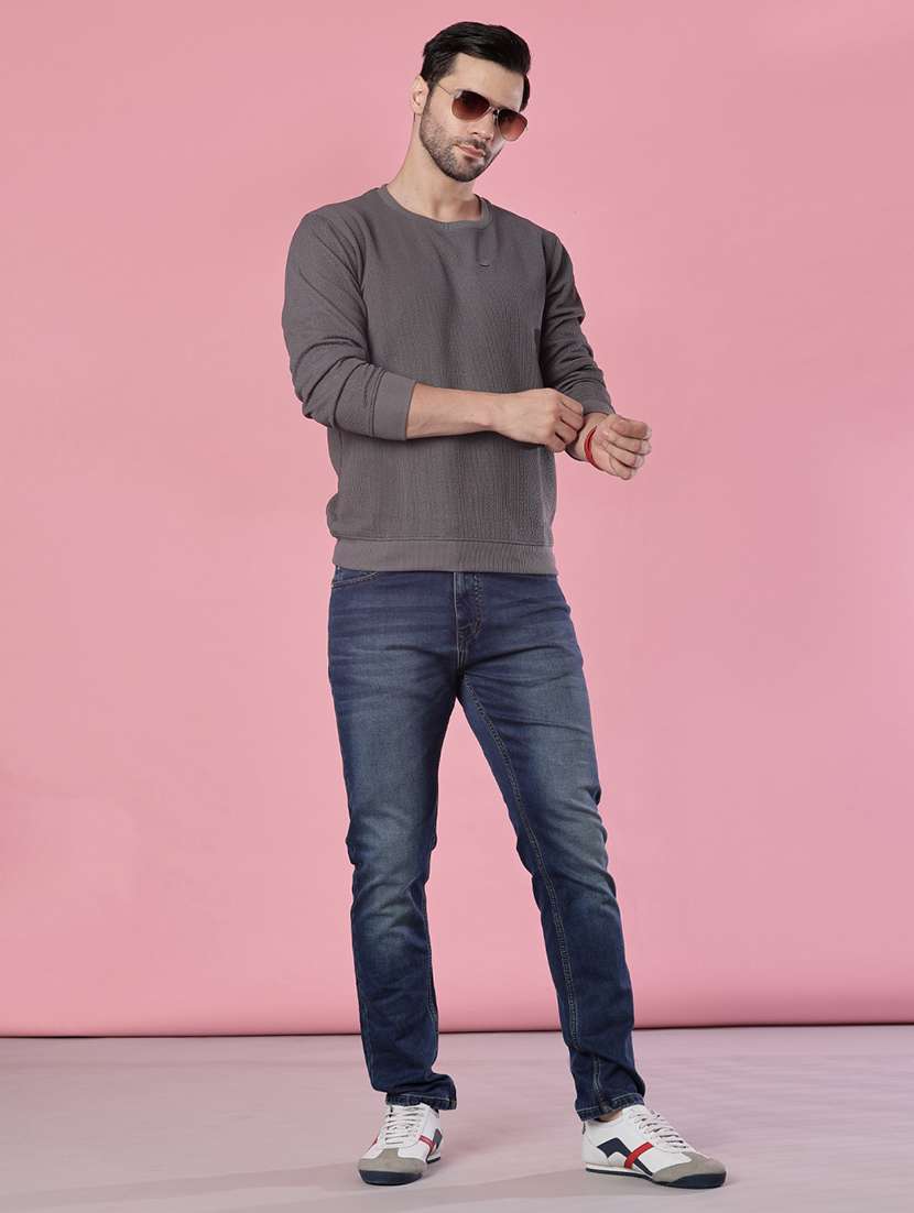 men washed mid rise full length jeans - 21999905 -  Standard Image - 3