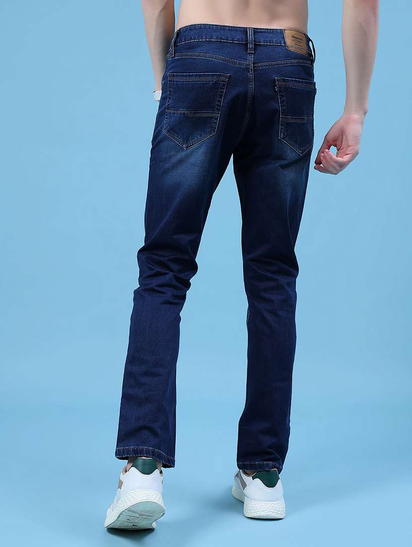 men solid mid rise slim fit jeans - 21999907 -  Standard Image - 3