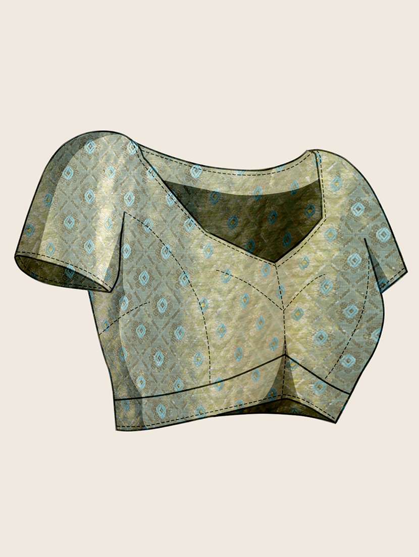 women self design kanjivaram saree with blouse - 21999988 - Standard Image - 5