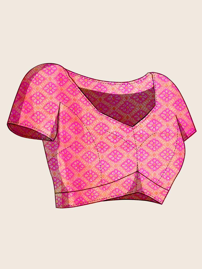 women self design kanjivaram saree with blouse - 21999990 - Standard Image - 5