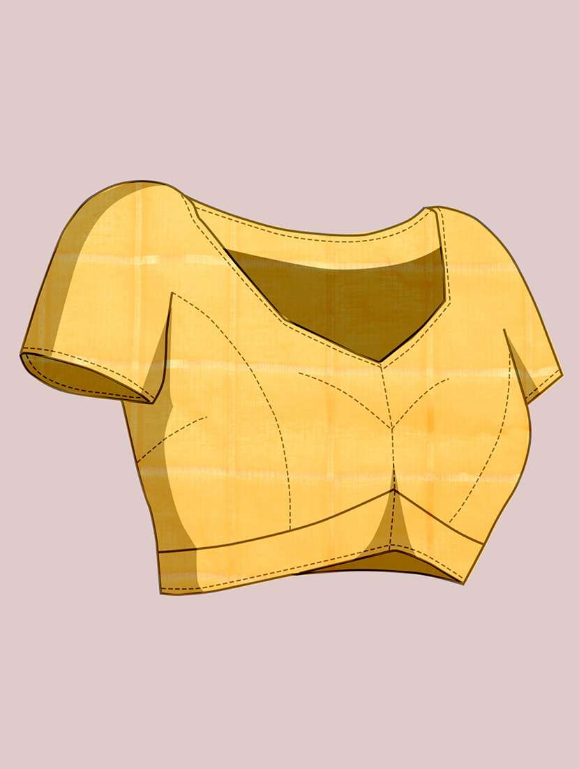 women checkered kota doria saree with blouse - 22000019 - Standard Image - 5