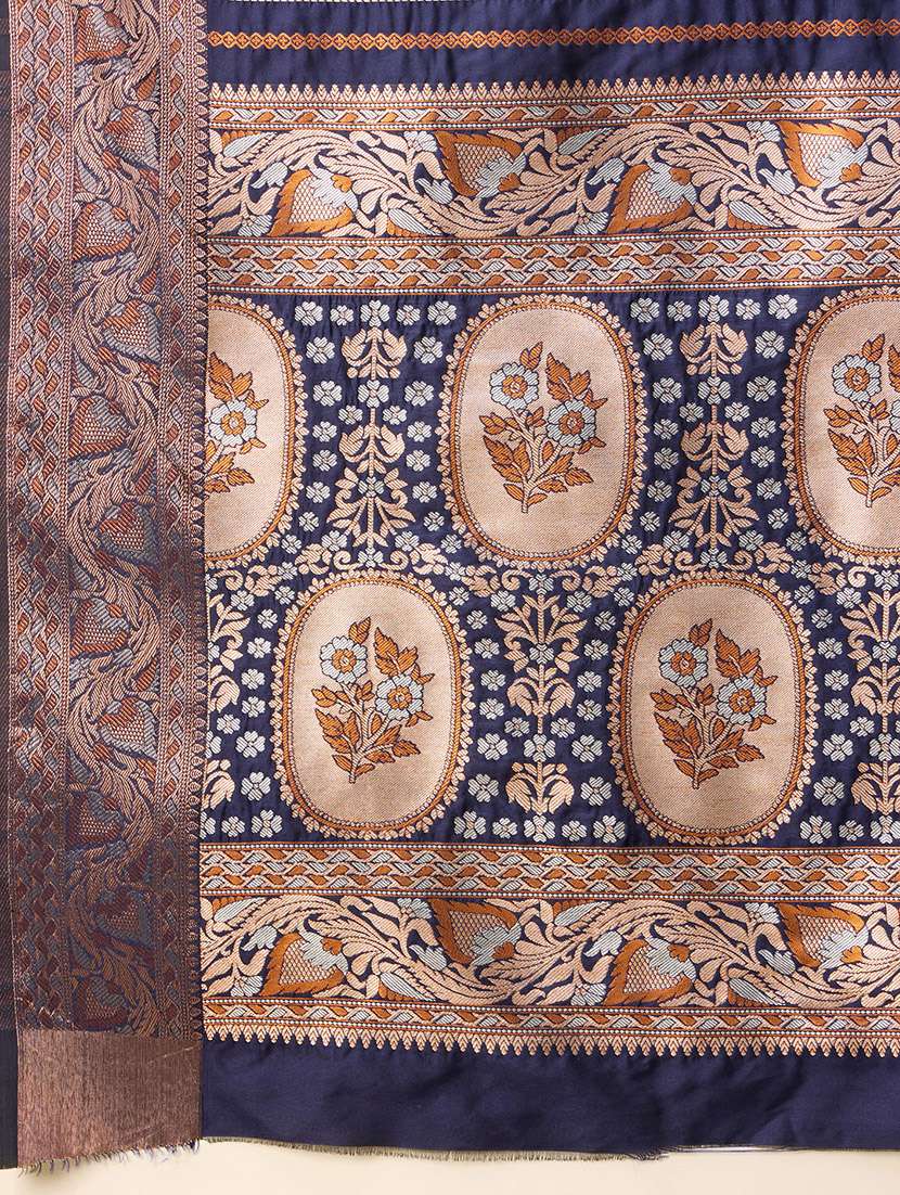 women self design banarasi saree with blouse - 22000029 -  Standard Image - 5