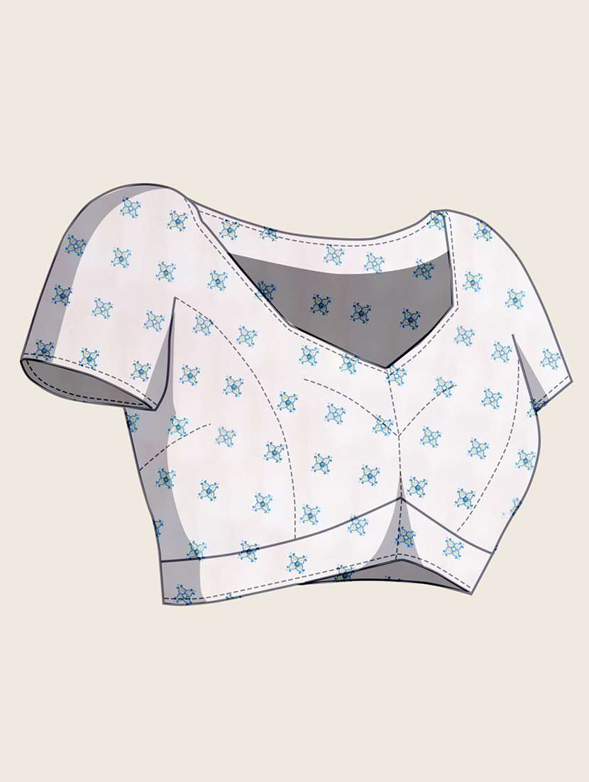 women self design bordered saree with blouse - 22000034 -  Standard Image - 5