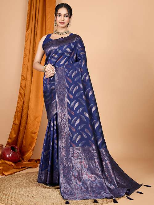 women self design banarasi saree with blouse - 22000057 -  Standard Image - 0