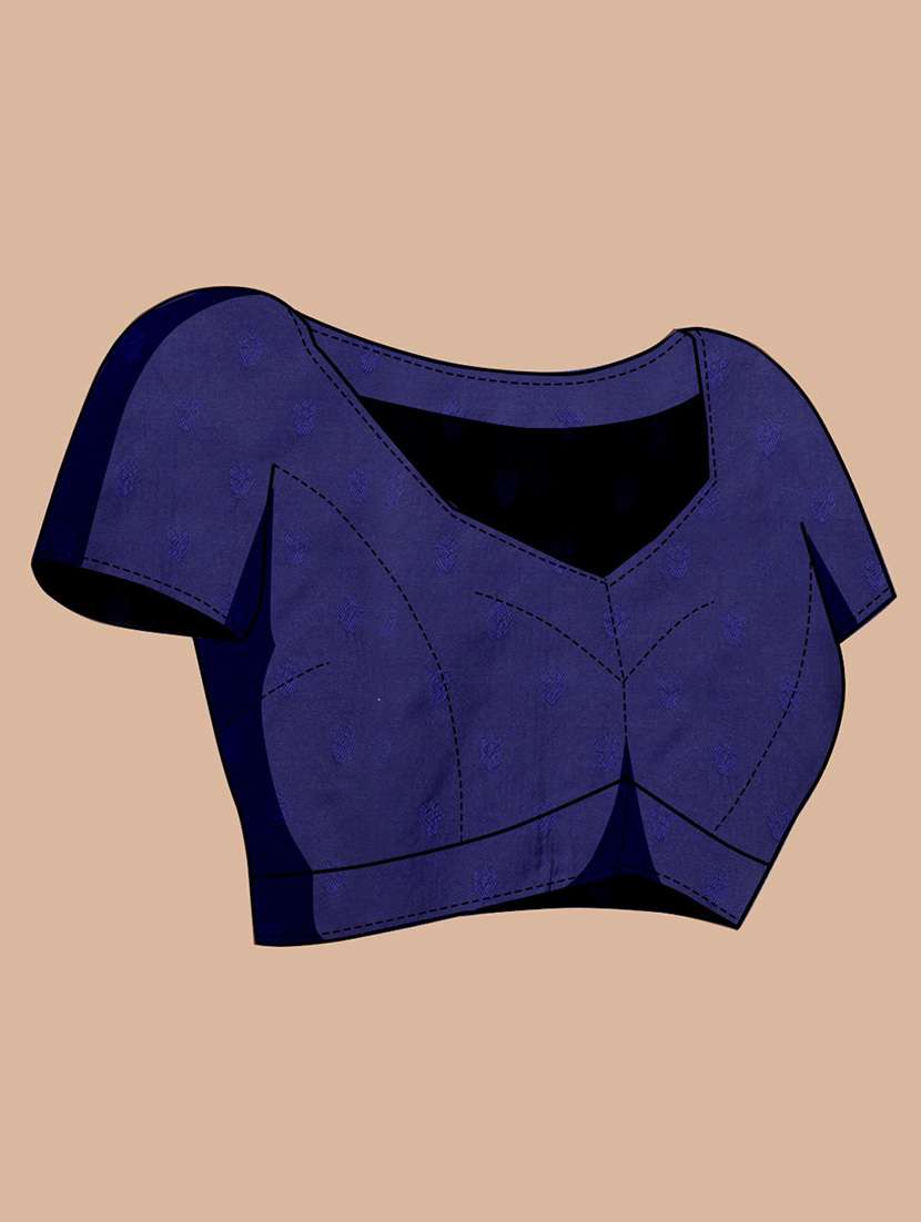 women self design banarasi saree with blouse - 22000063 -  Standard Image - 5