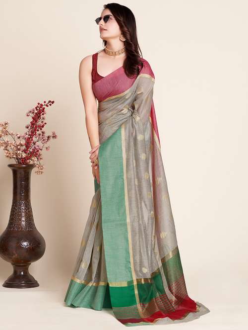 women self design bordered saree with blouse - 22000088 -  Standard Image - 0