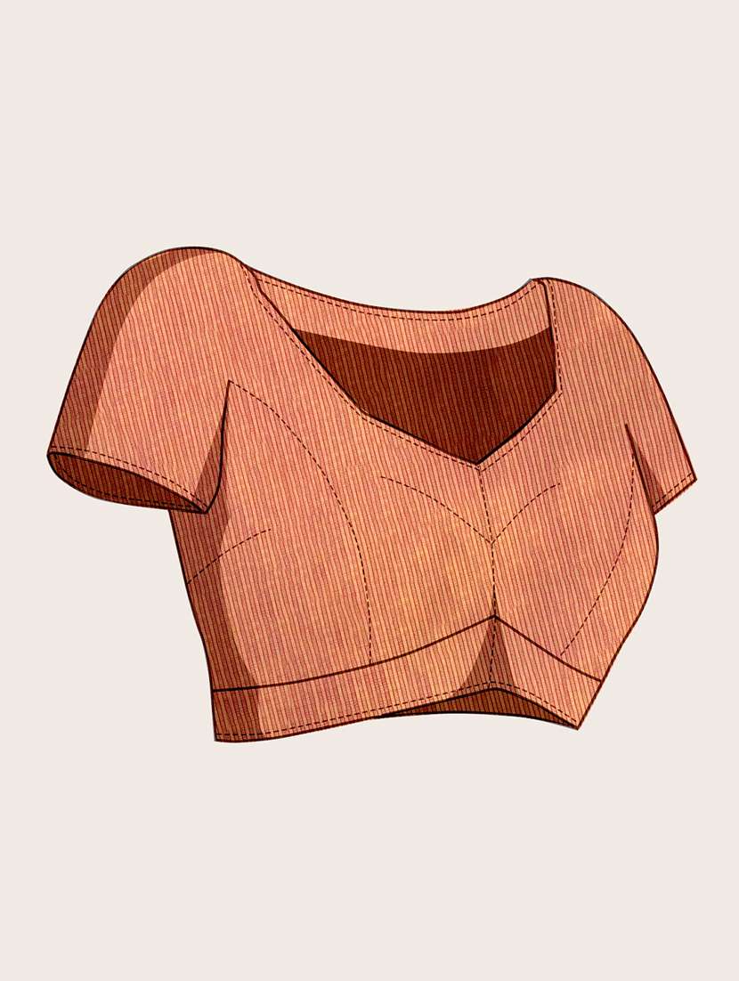 women self design bordered saree with blouse - 22000091 -  Standard Image - 3