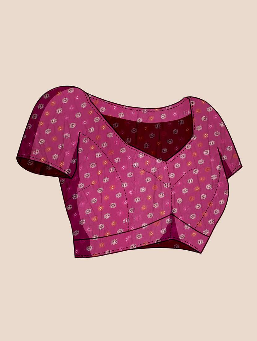 women self design patola saree with blouse - 22001330 - Standard Image - 3