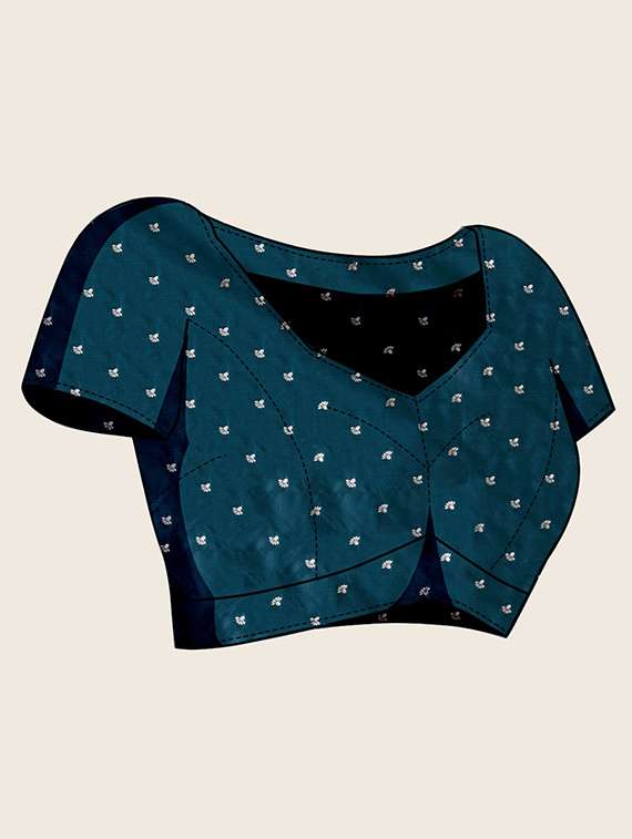 women self design banarasi saree with blouse - 22001351 -  Standard Image - 5