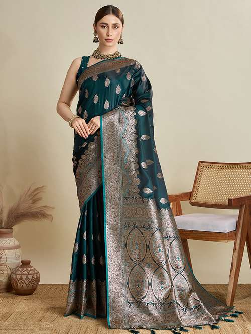 women self design banarasi saree with blouse - 22001354 -  Standard Image - 0