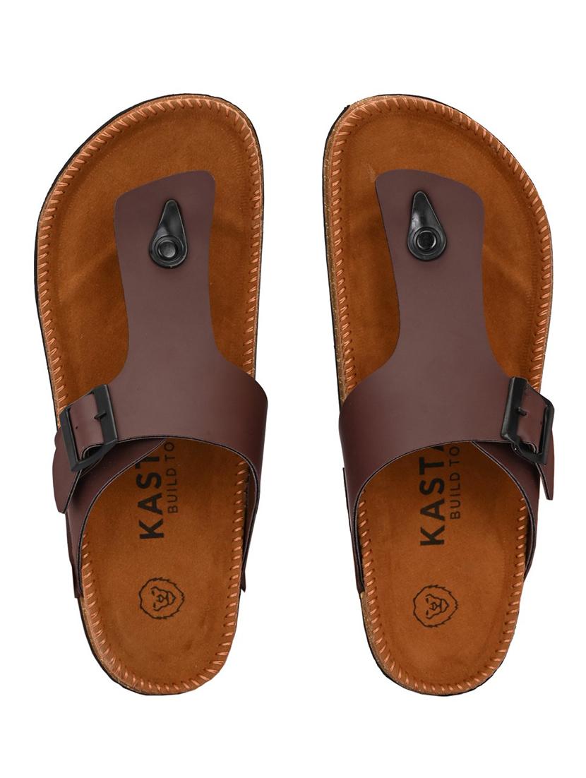 men solid toe separator sandal - 22001743 - Standard Image - 5