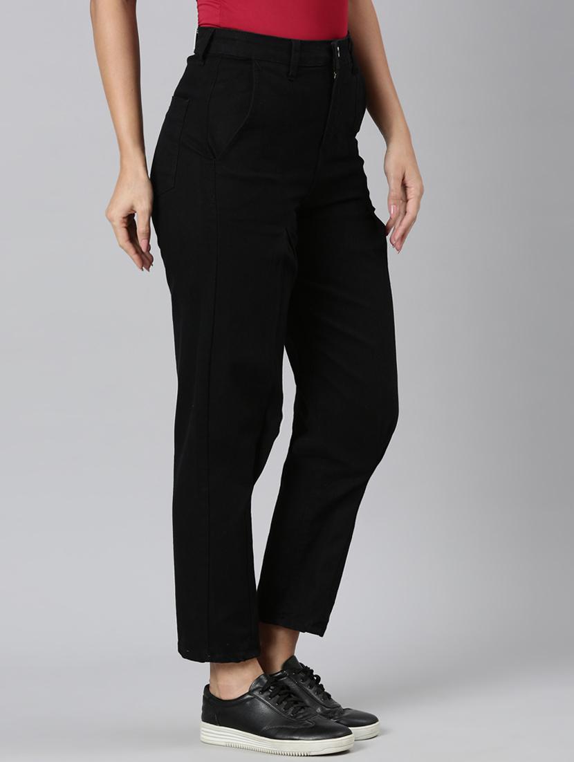 women solid mid rise mom fit jean - 22001874 - Standard Image - 3