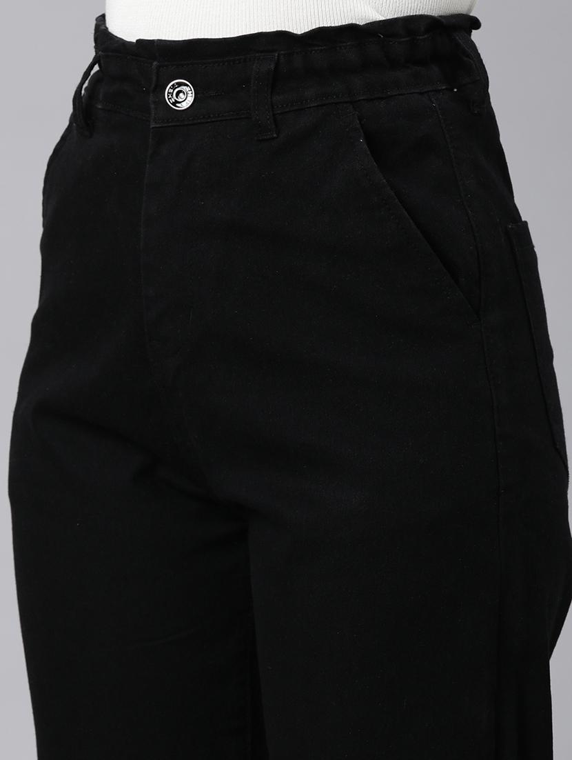 women solid high rise mom fit jean - 22001879 - Standard Image - 5