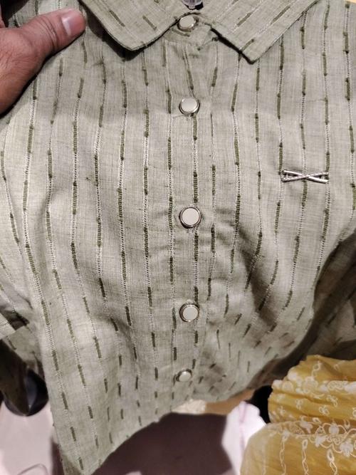 light green rayon top - 22002034 - Standard Image - 0