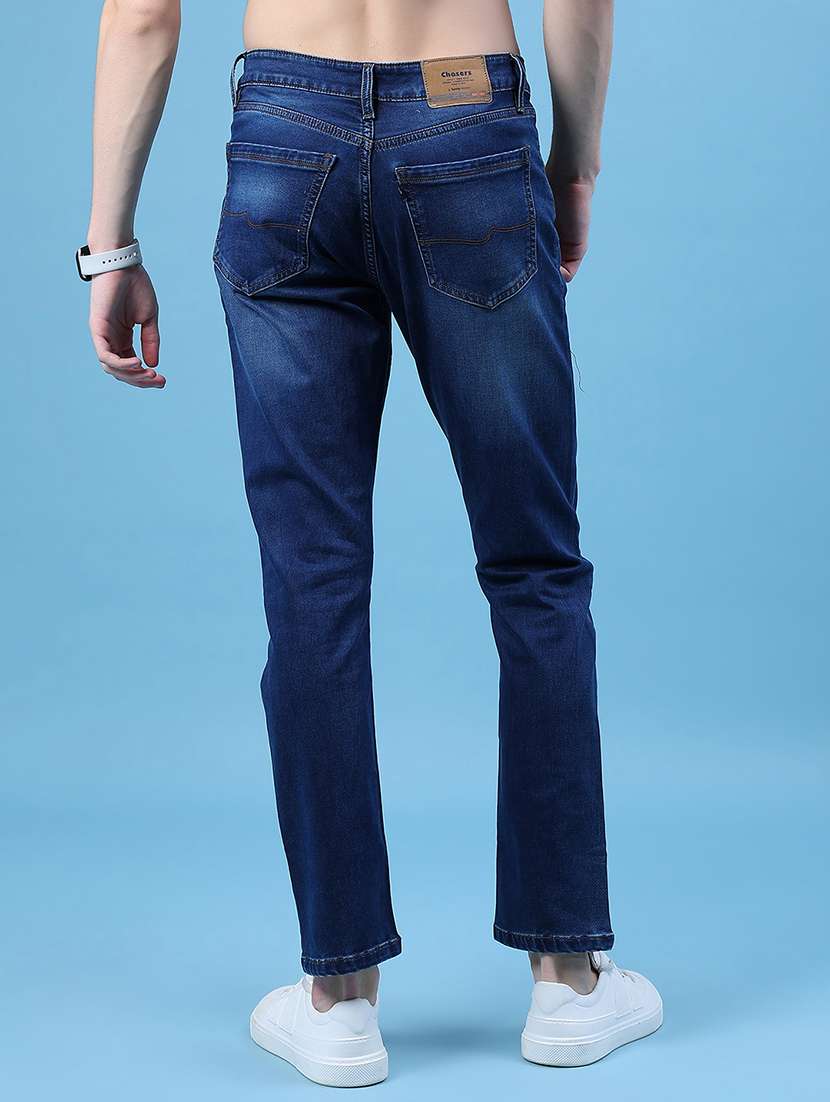 men solid mid rise slim fit jean - 22002052 -  Standard Image - 3