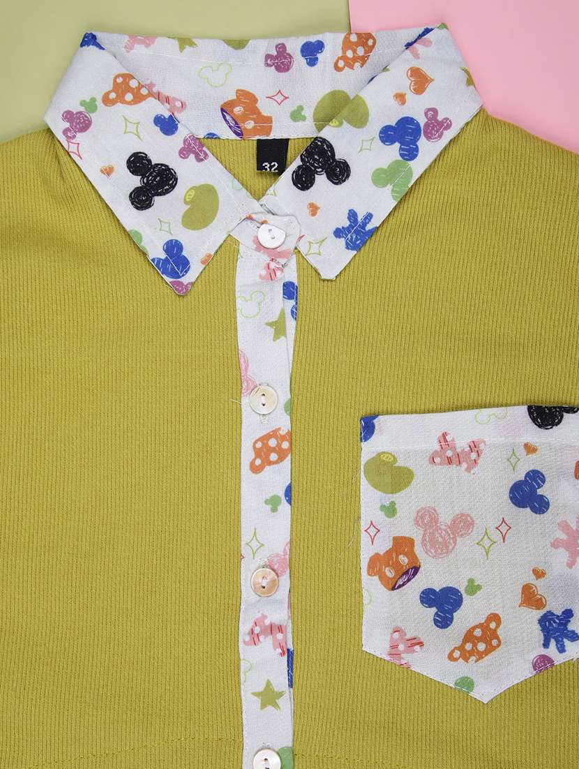 girls printed long sleeve shirt - 22002284 -  Standard Image - 3