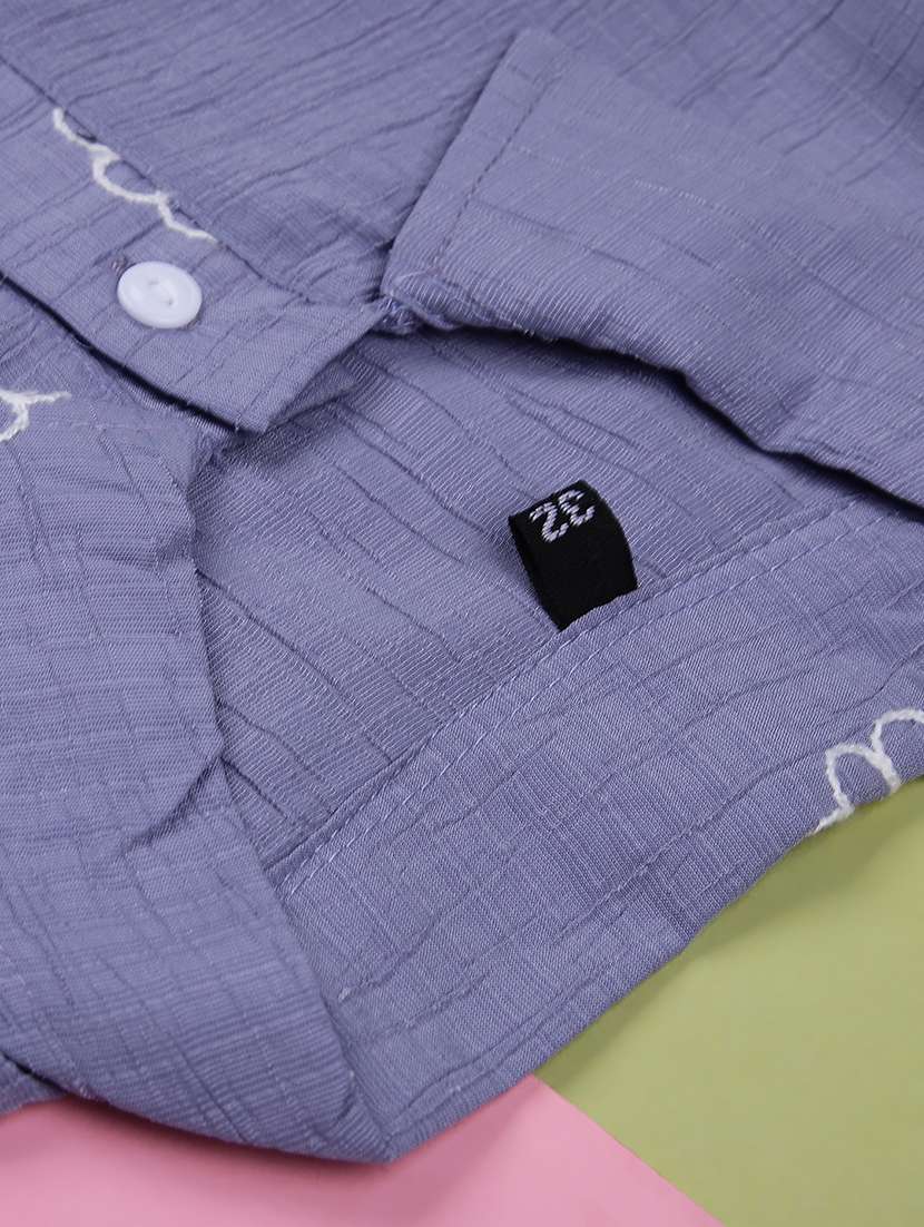 girls solid with work three quarter sleeve top - 22002312 -  Standard Image - 3