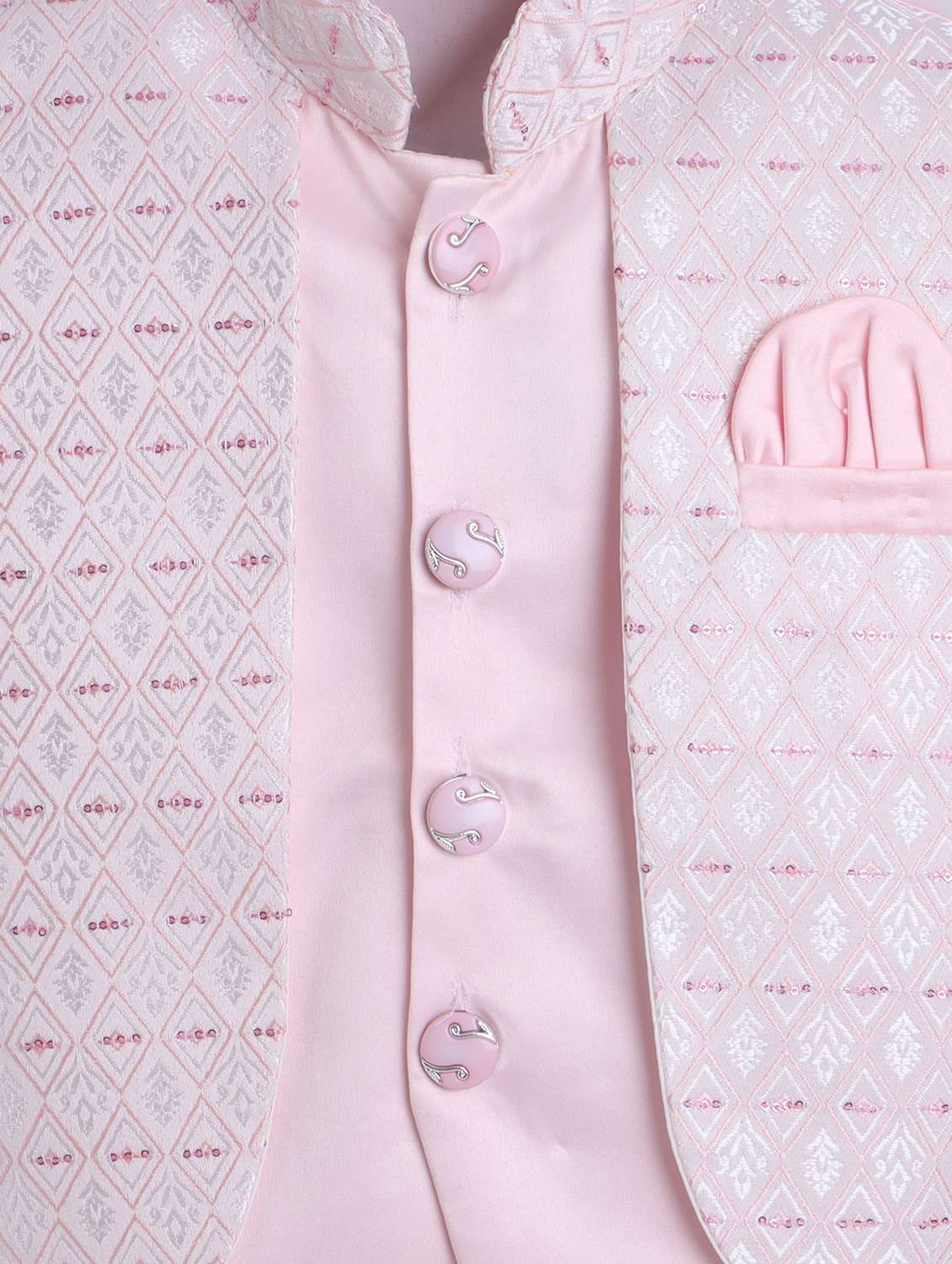 boys self designed long sleeve blazer and trouser set - 22002427 -  Standard Image - 5