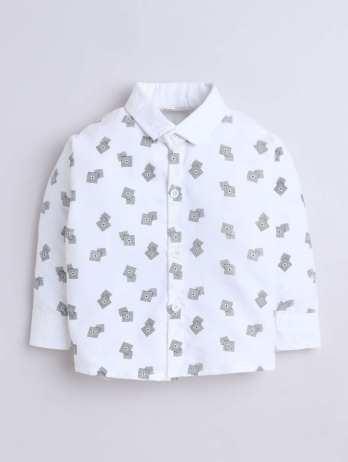 boys printed shirt and trouser with embellished waistcoat - 22002433 -  Standard Image - 3