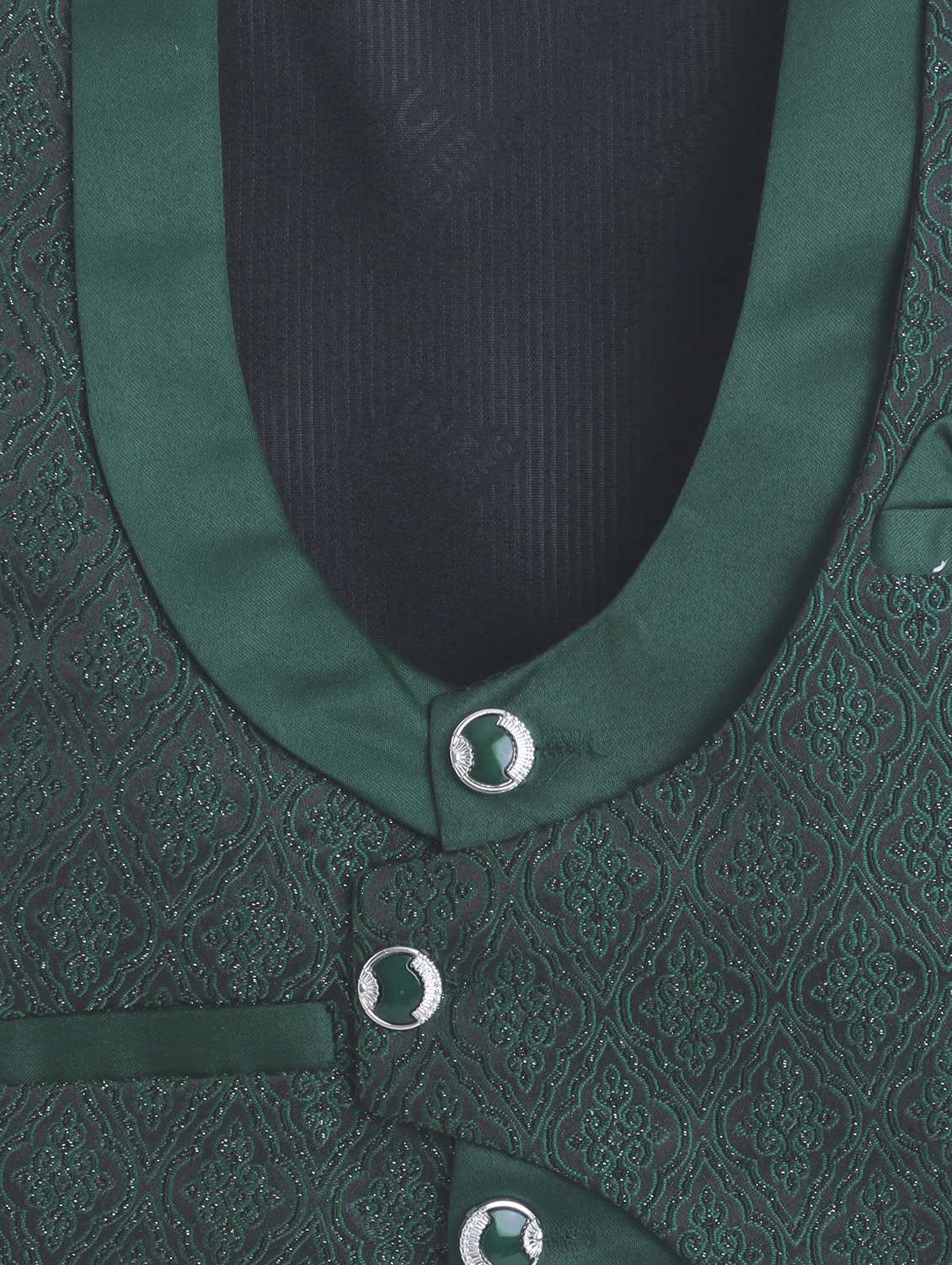 boys printed shirt and trouser with waistcoat - 22002440 -  Standard Image - 5