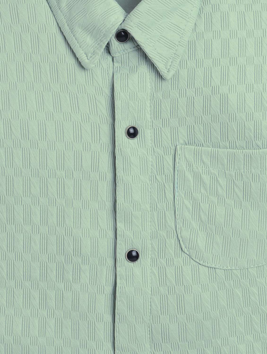 boys self designed shirt and short co-ord set - 22002443 -  Standard Image - 5