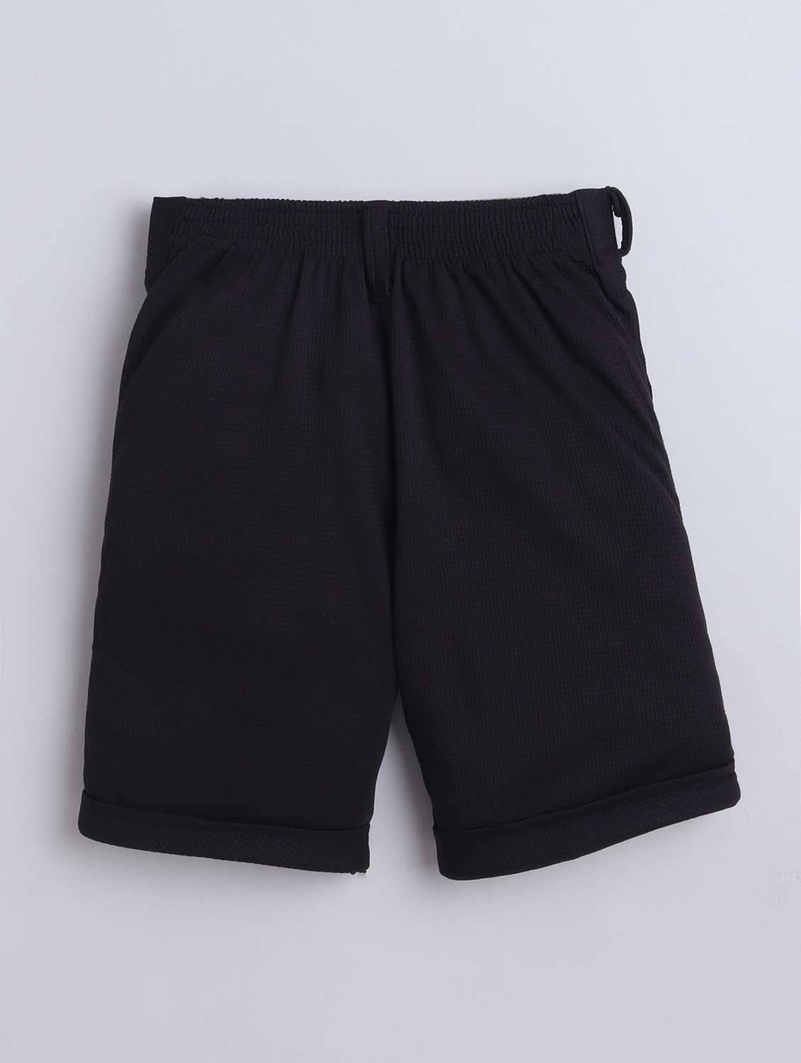 boys solid shirt and short co-ord set - 22002445 - Standard Image - 5