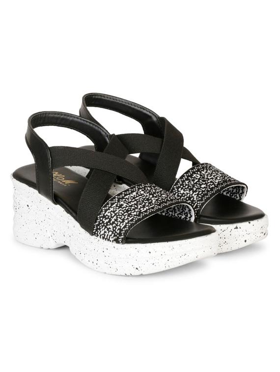 women black back strap platforms wedge - 22002449 -  Zoom Image - 0
