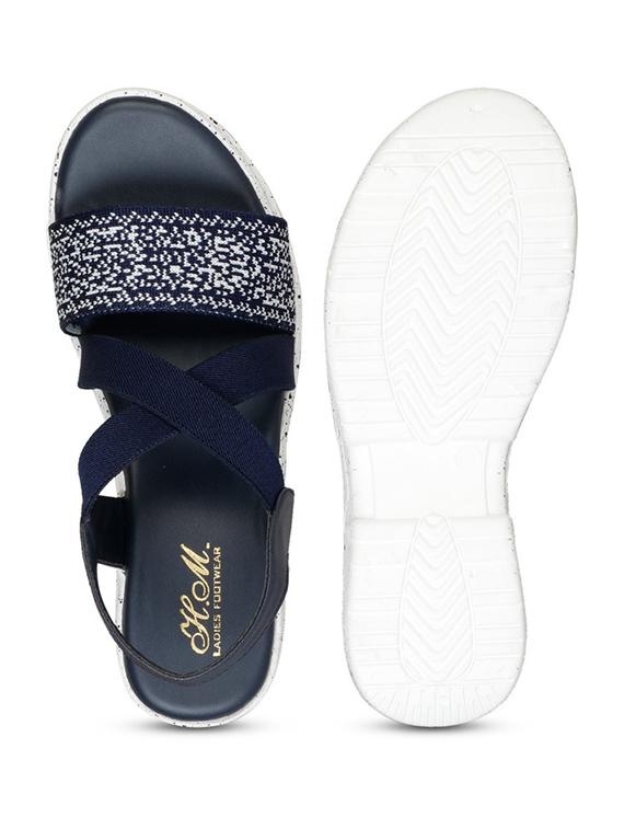 women blue back strap platforms wedge - 22002450 - Standard Image - 3