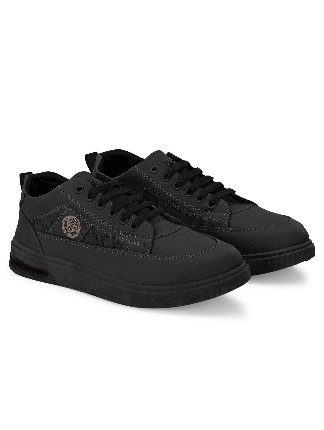 men black lace-up sneaker - 22002463 - Standard Image - 3